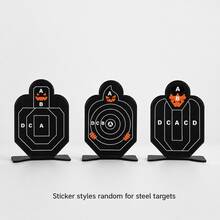 Automatic Reset Steel Target For Competitive Shooting, Crisp Sound On Hit With Flip Action, Desktop Practice Target, Compatible With Various Shooting Toys For Battle And Challenge Games - Multicolor - View 6