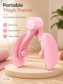 Leg Trainer Pelvic Floor Trainer Kegel Thigh Squeezer Inner Thigh G.D Square Buckle Pelvic Floor Muscle Leg Trainer Hip Trainer Strength Training Portable Home Pelvic Floor Muscle Exerciser Suitable For Postpartum Recovery Training - Multicolor - View 1