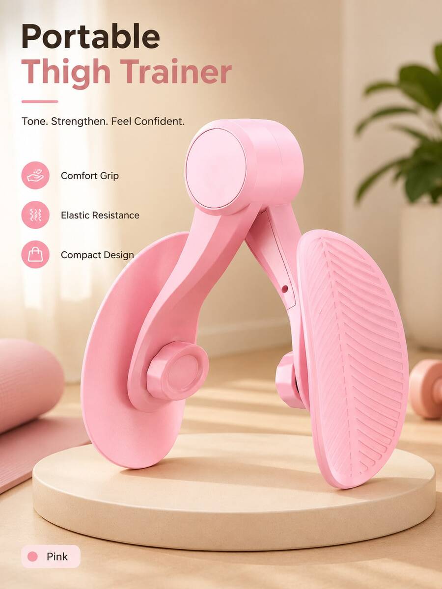 Leg Trainer Pelvic Floor Trainer Kegel Thigh Squeezer Inner Thigh G.D Square Buckle Pelvic Floor Muscle Leg Trainer Hip Trainer Strength Training Portable Home Pelvic Floor Muscle Exerciser Suitable For Postpartum Recovery Training - Multicolor - View 1