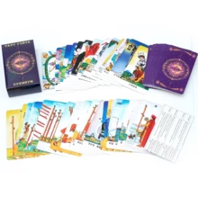 Dek Tarot Rider-Waite Klasik, Edisi Premium dengan Desain Mata Yang Maha Melihat, Set Oracle Standar 80 Kartu untuk Ramalan & Peramalan, Hadiah Mistik Sempurna untuk Pemula & Kolektor - MultiWarna - View 4