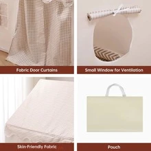 Château de jeu de maison, tente de jeu amusante pour enfants, plusieurs couleurs disponibles, avec fenêtres/rideaux/rideaux de porte, avec sac de rangement, base secrète/tente de couchage pour garçons et filles, cadeau d'anniversaire/Noël/Thanksgiving/Halloween, accessoires et lumières non inclus - Multicolore - Voir 9