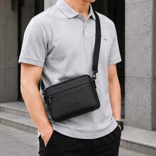 Men's Multi-Compartment Backpack With Insulated Cooler Bottom, Multi-Pocket Woven Outdoor Bag For Work, School, Picnic, Commute, Gift For Boyfriend - Black - View 1