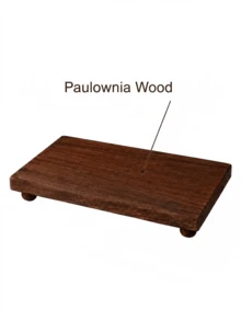 1pc Wooden Perfume Tray, Decorative Tray, High-Leg Wooden Storage Rack, Wooden Tray-Style Storage Rack - Multi-Functional Display Stand, Suitable For Storing Cosmetics, Rings, Perfume, Jewelry, Vanity, Bedroom, Multi-Functional Storage Space - Coffee Brown - View 13