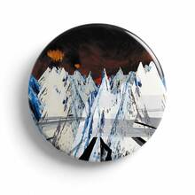 1pc Kid A Rock Album Pattern Pin Badge, Button Brooch, Suitable For Clothing, Bags, Backpacks, Gift For Music Lovers - A - View 1