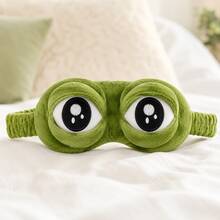 Cute Frog Sleep Eye Mask, Eye Protection, Soft And Comfortable Eye Mask For Napping, Power Outage, Travel Essential - A - View 9