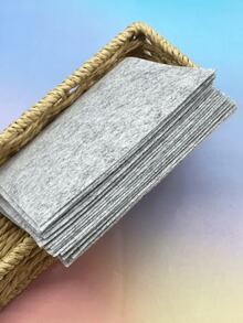 [20pcs]13*13cm Grey Square Felt Fabric, Soft Texture, Solid Color Minimalist Non-Woven Fabric, Kindergarten Art, Handmade Accessories Sewing Basic Material, Can Be Used For Holiday Decorations, Campus Crafts, Home Decor, Universal DIY Handmade Material - Grey Felt Fabric - View 5