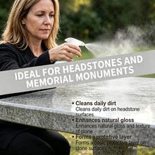 3-In-1 Natural Stone Cleaner And Polish Spray, Multi-Purpose Granite Marble And Quartz Surface Cleaner With Protective Coating For Kitchen Countertop & Bathroom Tiles, Home Essential, Perfect Gift For Friends & Family - 液體 - 查看 6