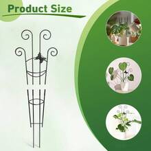 Plant Climbing Trellis, Butterfly Decor, Rust-Proof Plastic Plant Support, Suitable For Potted Vines And Flowers, Indoor And Outdoor Garden Supplies, Summer Essential, Back To School, Graduation Season, Gardening Supplies, Camping, Garden Decoration, Plant Stand. - B - View 2