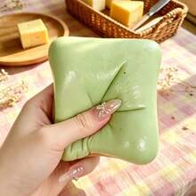 1pc 2026 New PU Yellow Toast Squishy Toy Assorted Colors Soft Tactile Stress Reducer For Party Bag Filler Birthday Reward Gift Random Style & Packaging(Styles Random) - 彩色 - 查看 6