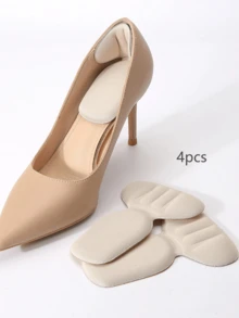 1 Pair/2 Pairs Heel Pads Inserts, Suitable For Loose Shoes, Large Size Heel Pads, Unisex, Fill To Improve Shoe Fit And Comfort, Prevent Heel Slippage And Blisters, Shoe Accessories, Creative Gift - View 11