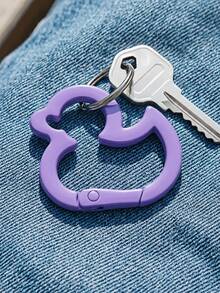 30pcs Colorful Duck Shaped Keychains, Suitable For Crafts, Key Rings And Keychain Decoration, Can Be Used For DIY Keychain Making, Keychain Accessories - Multicolor - View 12
