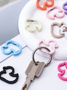 30pcs Colorful Duck Shaped Keychains, Suitable For Crafts, Key Rings And Keychain Decoration, Can Be Used For DIY Keychain Making, Keychain Accessories - Multicolor - View 11