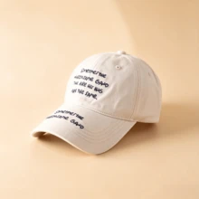 1pc Gothic-Style Casual,Street Men Hat,Letters Embroidery, Unisex Fashion, Provides Shade & Sun Protection, Perfect For Outdoor Activities. - Multicolor - View 13