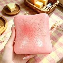 1pc 2026 New PU Yellow Toast Squishy Toy Assorted Colors Soft Tactile Stress Reducer For Party Bag Filler Birthday Reward Gift Random Style & Packaging(Styles Random) - 彩色 - 查看 1