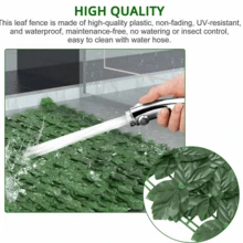 1*3m Artificial Hedge Fake Ivy Leaf Garden Fence Privacy Screening Roll Wall Panel - Dark Green - View 7