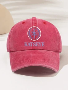 中性時尚必備四季裝飾性「KATSEYE」印花圖案，送給家人與朋友的禮物，輕便可攜可水洗棒球帽 - 水洗帽2 - 查看 14