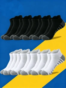 20 pares de calcetines absorbentes de sudor y calcetines deportivos - Multicolor - Ver 1