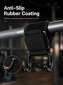 Thickened Pull-Up Assist Hook, Dual Hook Pull-Up Assist, Stable Steel Hook, Thickened Wrist Padding - Softer Touch, Wider Hook - Higher Stability, Longer Hook And Loop Strap - Broader Applicability, Professional Hand Protection Equipment - Multicolor - View 5