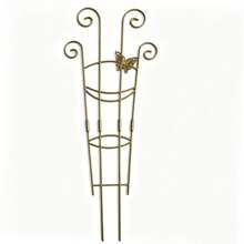Plant Climbing Trellis, Butterfly Decor, Rust-Proof Plastic Plant Support, Suitable For Potted Vines And Flowers, Indoor And Outdoor Garden Supplies, Summer Essential, Back To School, Graduation Season, Gardening Supplies, Camping, Garden Decoration, Plant Stand. - B - View 12