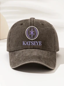 中性時尚必備四季裝飾性「KATSEYE」印花圖案，送給家人與朋友的禮物，輕便可攜可水洗棒球帽 - 水洗帽2 - 查看 10