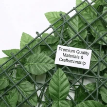1*3m Artificial Hedge Fake Ivy Leaf Garden Fence Privacy Screening Roll Wall Panel - Dark Green - View 4