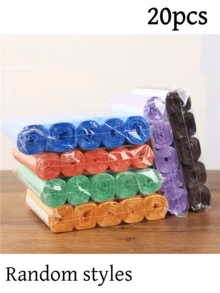 200/100pcs Thickened Reinforced Household Trash Bags, Portable Small Size Garbage Bags, Space-Saving Foldable Plastic Trash Bags For Kitchen, Bathroom, Living Room, Bedroom, Office, Toilet - A - View 14
