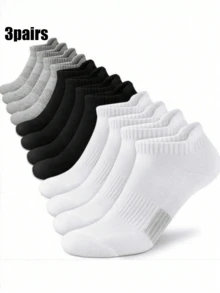10 Pairs Ankle Socks For Running And Hiking, Compression Support, Breathable Cushioning, Invisible Socks, Unisex (1/3/6/9/10 Pairs) - Multicolor - View 17