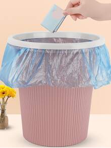 200/100pcs Thickened Reinforced Household Trash Bags, Portable Small Size Garbage Bags, Space-Saving Foldable Plastic Trash Bags For Kitchen, Bathroom, Living Room, Bedroom, Office, Toilet - A - View 10