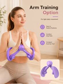 Leg Trainer Pelvic Floor Trainer Kegel Thigh Squeezer Inner Thigh G.D Square Buckle Pelvic Floor Muscle Leg Trainer Hip Trainer Strength Training Portable Home Pelvic Floor Muscle Exerciser Suitable For Postpartum Recovery Training - Multicolor - View 5