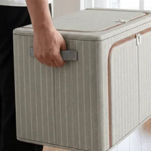2Pcs 100L Folding Storage Box For Clothes Wardrobe Organizer Tidy Heavy Duty - View 10