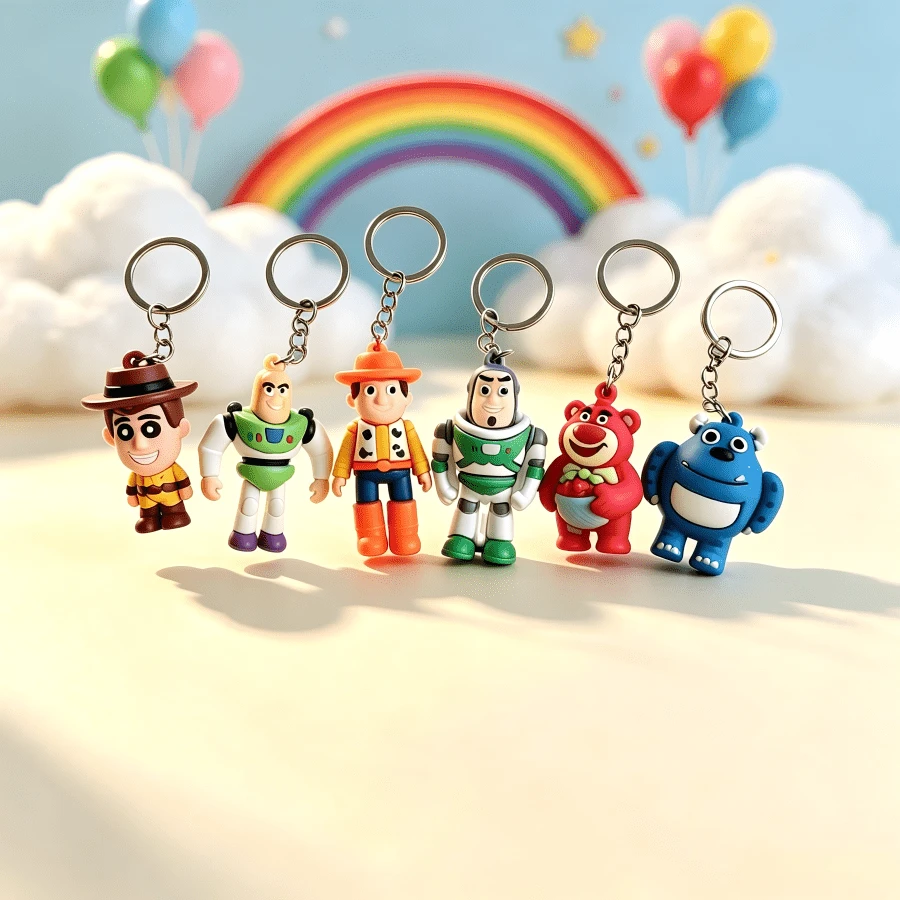 Stitch 1 Pc Cartoon Keychain, Suitable As Car Keychain/Backpack Decoration, Can Be Used As Valentine's Day Gift Or School Year Gift