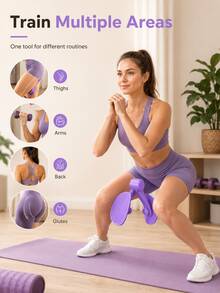 Leg Trainer Pelvic Floor Trainer Kegel Thigh Squeezer Inner Thigh G.D Square Buckle Pelvic Floor Muscle Leg Trainer Hip Trainer Strength Training Portable Home Pelvic Floor Muscle Exerciser Suitable For Postpartum Recovery Training - Multicolor - View 7