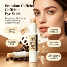 GZE Barra de Cafeína para Ojos 5g/0.18oz, Crema de Cafeína Rotativa para Ojos, Atenúa Ojeras, Reduce Hinchazón, Suaviza Líneas Finas, Revitaliza la Piel Cansada y Opaca Debajo de los Ojos - 5g - Ver 7