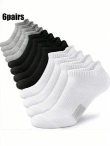 10 Pairs Ankle Socks For Running And Hiking, Compression Support, Breathable Cushioning, Invisible Socks, Unisex (1/3/6/9/10 Pairs) - Multicolor - View 8