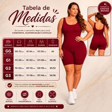 Macacão Feminino Curto Plus Size Alça Larga Gola Careca Zero Transparência Não Marca Fitness Confortável Legging Treino - Preto - Visão 6