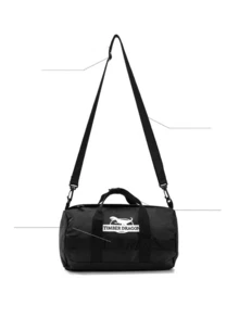CAMEL CROWN Neutral Outdoor Sports Small Capacity Lightweight Shoulder Bag Messenger Fitness Cycling Bag - Black - View 6