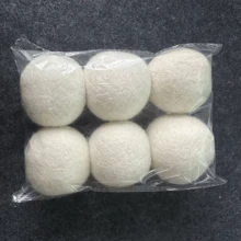 便利羊毛烘乾球－天然織物柔軟劑，可重複使用，減少皺褶並縮短烘乾時間，優於塑膠球與液體柔軟劑的替代方案 - A - 查看 6