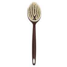 Coconut Fiber & Boar Bristle Bath Brush, Full Body Exfoliating Scrubbing Tool, Non-Slip Handle, Long Handle Body Cleaning Brush - Multicolor - View 4