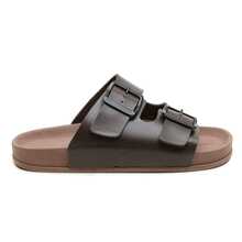 Unisex Adjustable  Sandal, Plain, Casual - 咖啡棕 - 查看 3