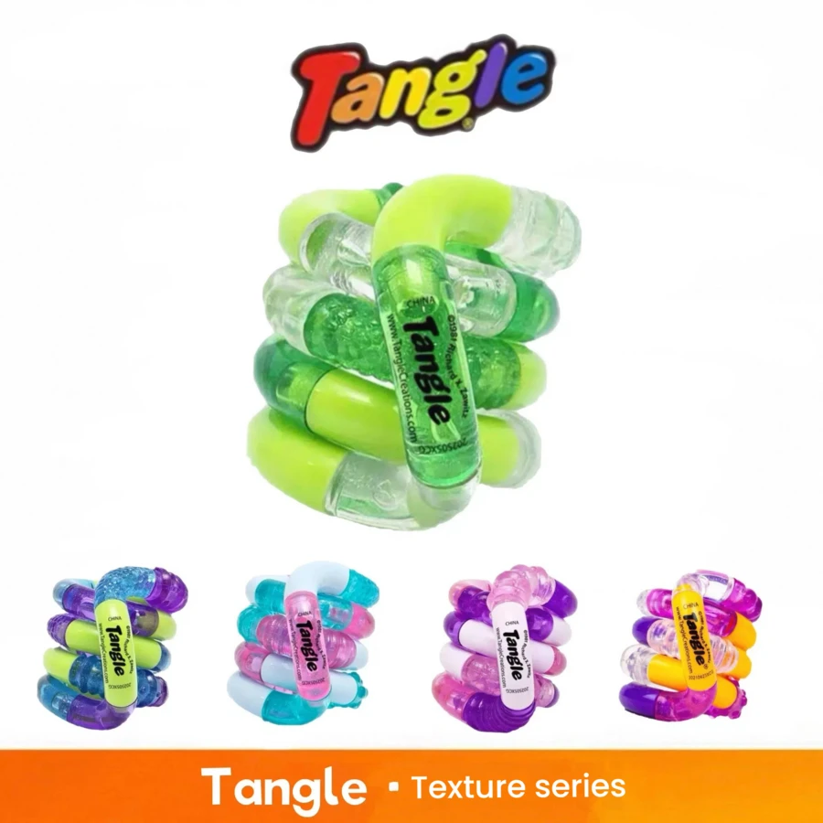 Tangle Twisted Texture Series Decompression Toys, ADHD Concentration Training Finger Toys, Perfect Holiday Gifts - Multicolor - View 1