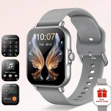 Reloj Inteligente, Llamadas/Marcación Inalámbrica, Múltiples Modos Deportivos, Recordatorio y Rechazo de Llamadas Entrantes, Notificación de SMS, Fondo de Pantalla Personalizable, Compatible con Sistemas IOS/Android - Multicolor - Ver 12