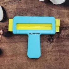 1件裝粉色紙邊修剪器，適用於手工藝，完美切割鋁箔、紙板和蠟紙 - 藍色 - 查看 8