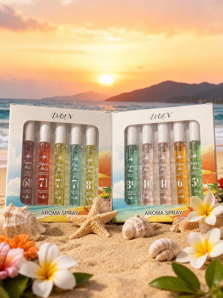 巴西系列10件装香氛礼盒，包含10款独特设计，限量版室内/室外空气清新剂，多层设计提升幸福感，持久留香，魅力必备单品 - 多種香型 - 查看 1