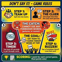 Don'T Say It Party Card Game - Classic Taboo Word Guessing Game, Suitable For Adults And Families, 50 Modern Cards, Humorous Social Interaction And Icebreaker Game, Applicable For Holiday Gatherings And Travel - Multicolor - View 8