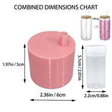 Upgraded Large Glitter Funnel & Snow Globe Tumbler Kit, DIY Glitter Cup Making Tools Set With Bottle For Adding Glitter To Snowglobe Cups, Complete Snow Globe Tumbler Making Kit For Glitter & Water, Easy To Use Sparkle Tumbler Set For Crafting - View 7