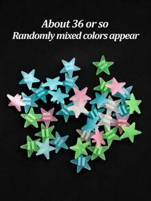 36/72/360pcs Bicycle Spoke Beads - Glowing Star-Shaped Wheel Hub Decoration, Suitable For Night Riding, Wheel Decoration, Cycling Enthusiast Gift, Summer Cycling Accessory (Handmade, Small Bubbles Or Slight Irregularities Are Normal And Do Not Affect Use) - Multicolor - View 13