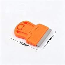 2pcs Mini Handheld Glue Remover Scraper, Plastic Glue Removal Tool, Suitable For Glass, Stove, Car Window, Sticker Residue Cleaning, Compact Portable Cleaning Tool, Suitable For Kitchen, Home Cleaning Users, Gift For Family And Friends - A - View 10