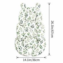 1pc Pebble Bear Ear Baby Car Seat Protector, 3D Bean Fleece Baby Stroller Seat Cushion, Full Set Head & Neck Support Pillow, Double-Sided Breathable Mesh Newborn Stroller Mattress - Multicolor - View 9