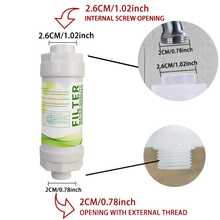Bathroom Accessories Shower Head Water Filter Shower Filter Water Purifier Pre-Filter For Water Heater Dorm Faucet Shower Spray Universal Filter Cartridge - Shower Head Filter - View 7