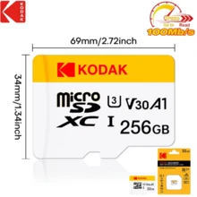 KODAK 記憶卡 16GB 32GB 64GB MicroSD 卡 128GB 256GB Class10 Micro SD 卡 4K HD 儲存照片卡適用於電腦 - 查看 10